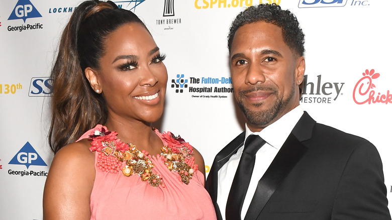 Kenya Moore and Marc Daly attend Carrie Steele-Pitts Home 130th Anniversary Gala