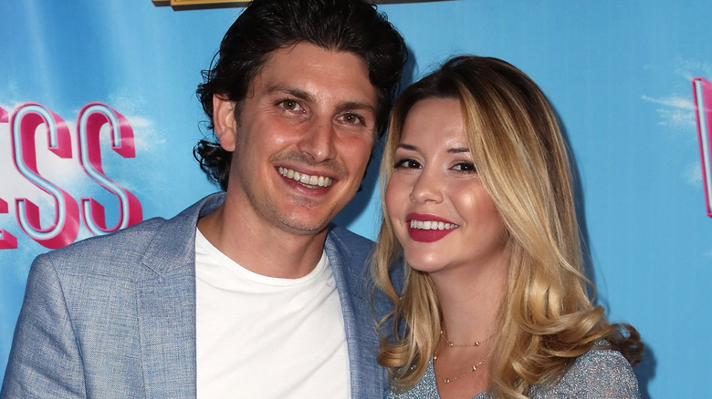 Ramzi Habibi, Masiela Lusha, both smiling