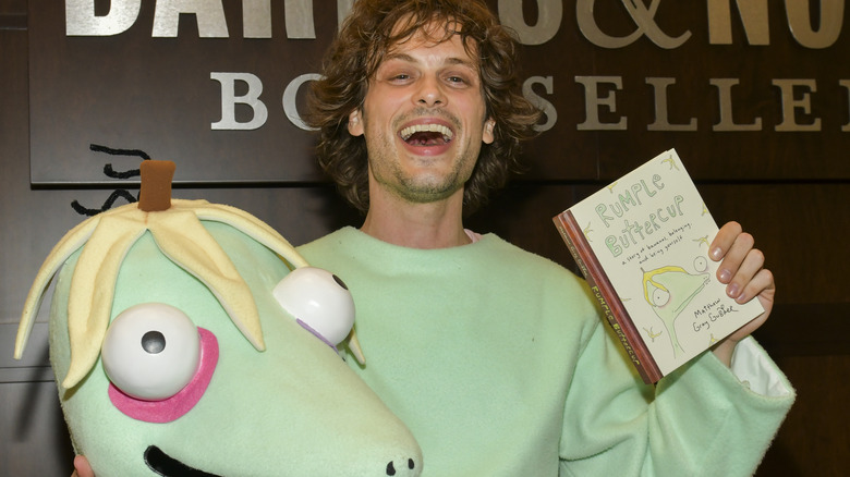 Matthew Gray Gubler at bookstore