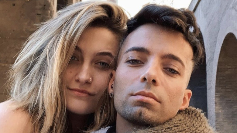 Omer Bhatti and Paris Jackson