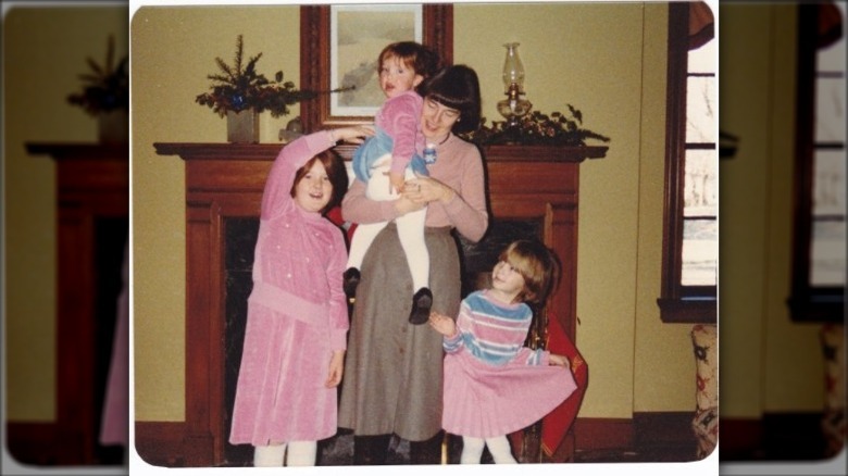 Sherrill Redmon poses with her daughters