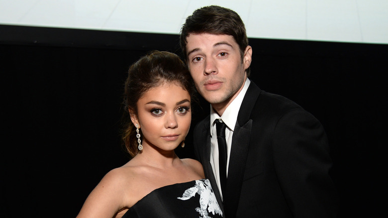 Sarah Hyland and Matt Prokop on red carpet