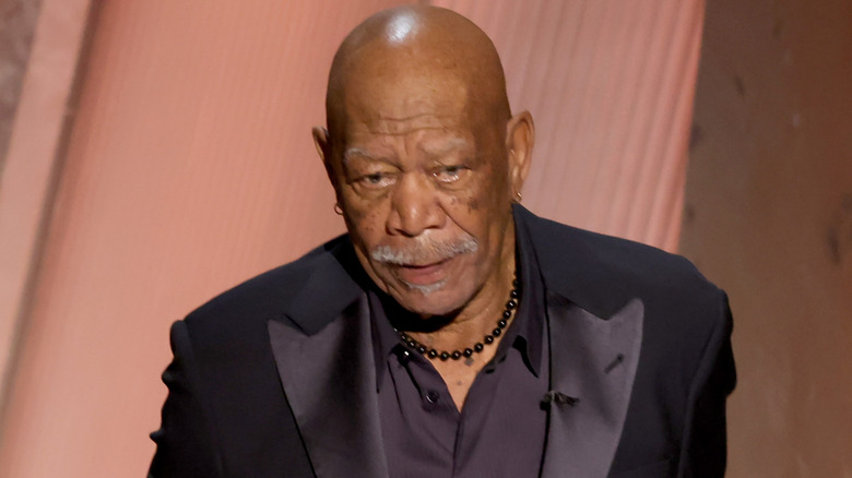 Morgan Freeman at the 2025 Oscars