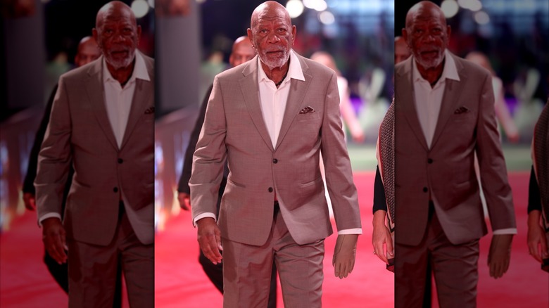 Morgan Freeman at a red carpet event