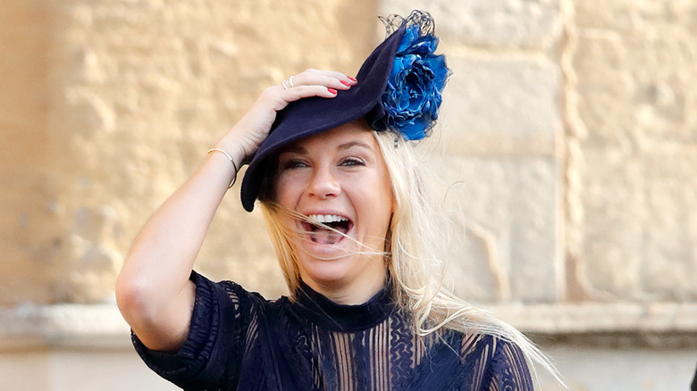 Chelsy Davy laughing