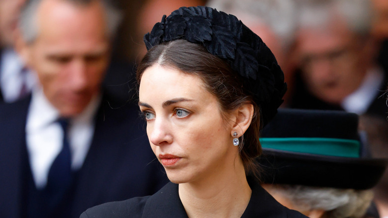 Rose Hanbury attending a church service