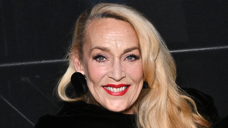 Jerry Hall smiling