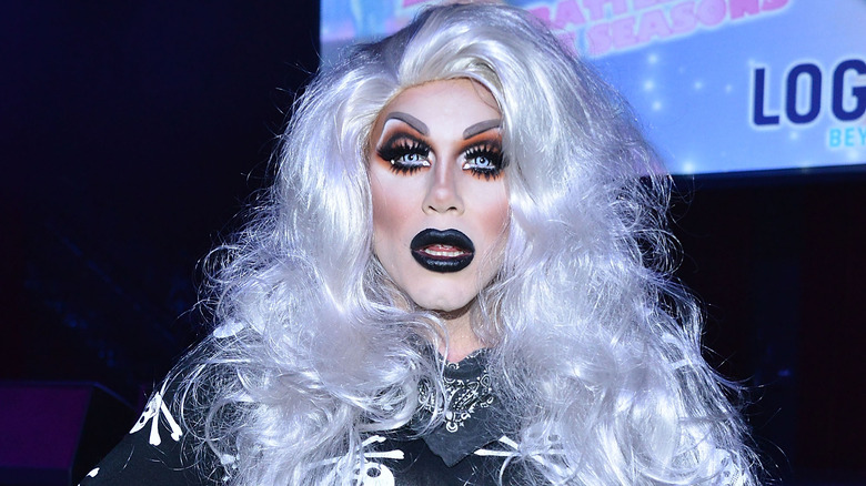 Sharon Needles posing