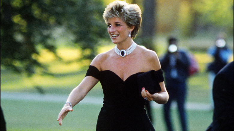 Princess Diana in her revenge dress