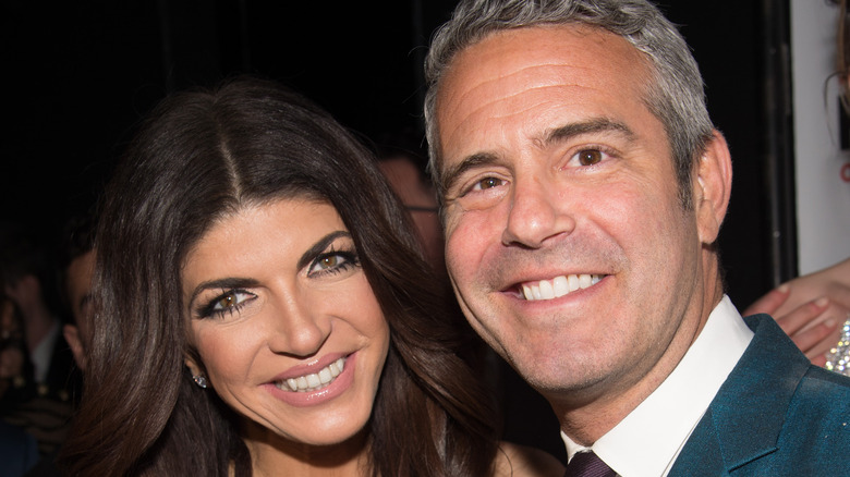 Teresa Giudice and Andy Cohen at an event 