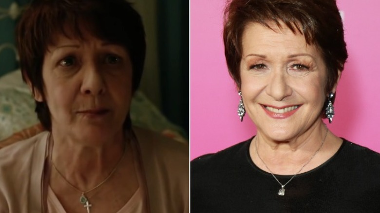 Ivonne Coll posing in split image