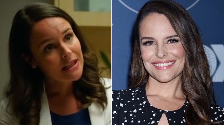 Yara Martinez speaking and smiling in split image