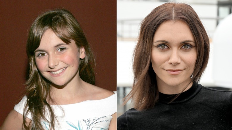 Alyson Stoner in 2005 and in 2022