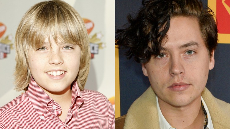 Cole Sprouse in 2005 and in 2023