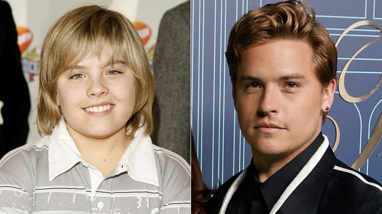 Dylan Sprouse in 2005 and in 2023