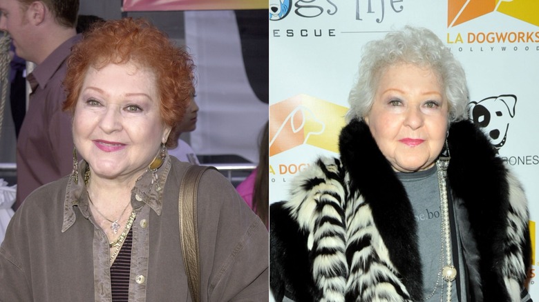 Estelle Harris in 2005 and in 2020