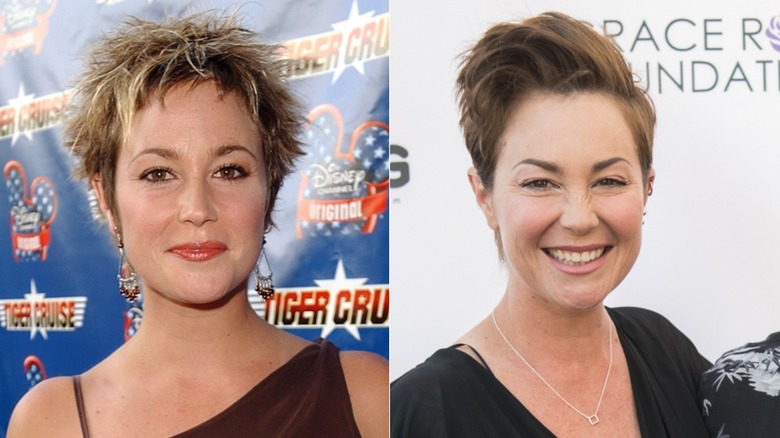 Kim Rhodes in 2005 and in 2023