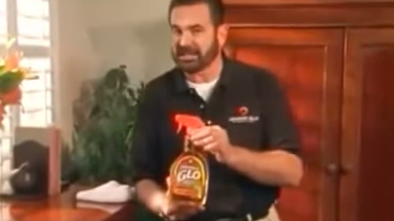 Billy Mays holding Orange Glo