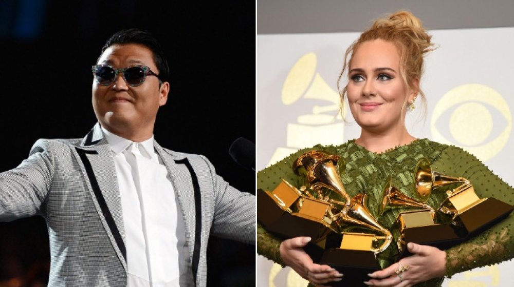 Psy, Adele