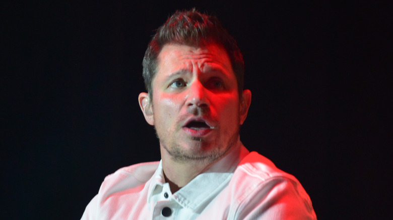 Nick Lachey on stage