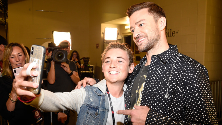 Ryan McKenna with Justin Timberlake