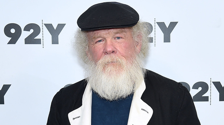 Nick Nolte with a white beard 