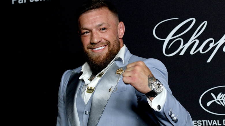 Connor McGregor blue tuxedo