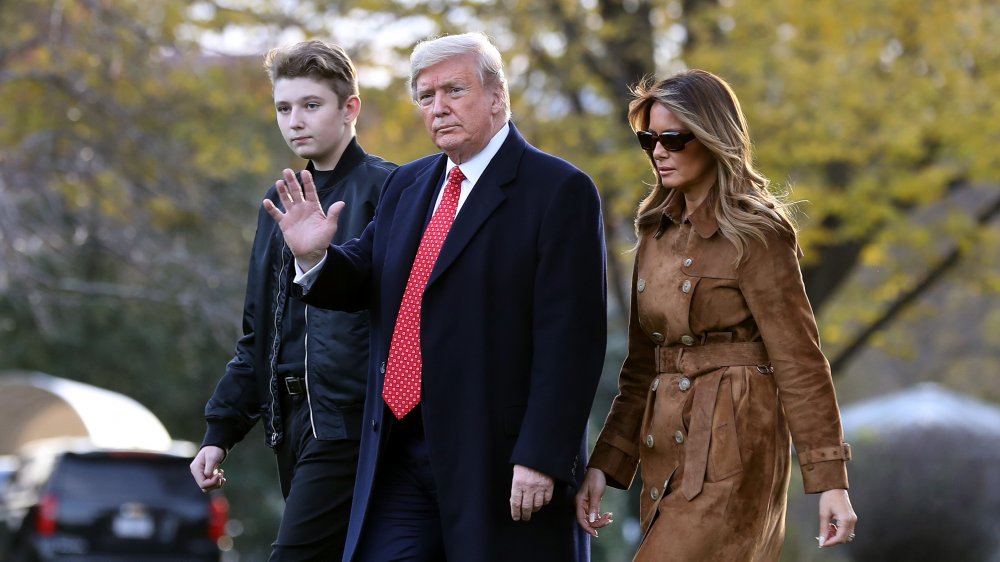 Barron Trump, Donald Trump, Melania Trump