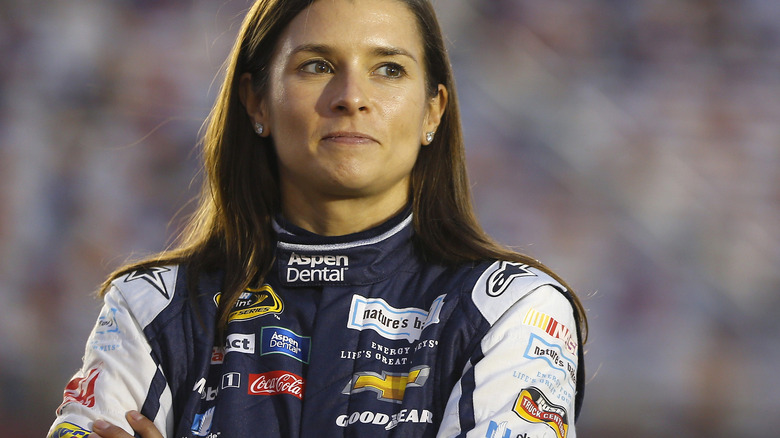 Danica Patrick wearing racing gear