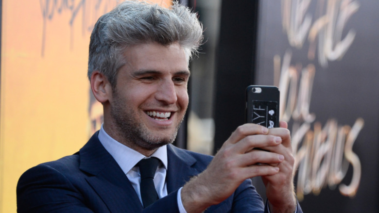 Max Joseph smiling at the 'We Are Your Friends' premiere