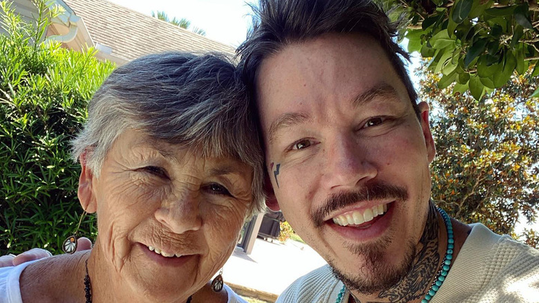 David Bromstad with his mom
