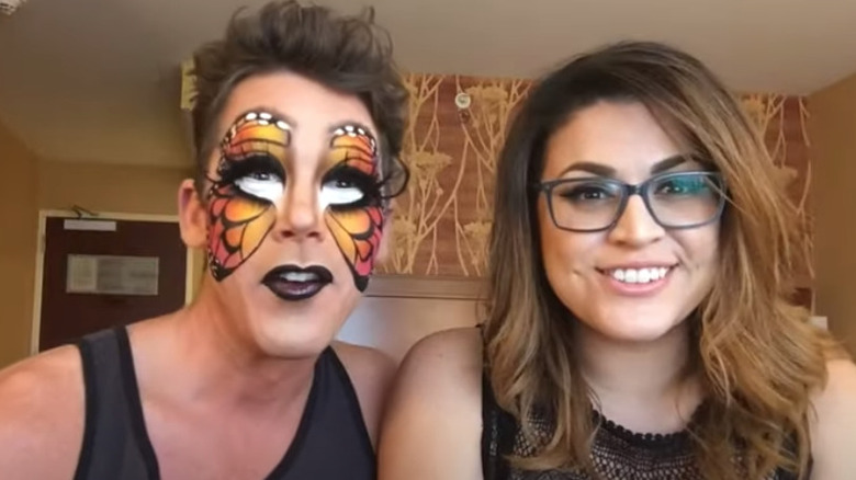 David Bromstad butterfly makeup