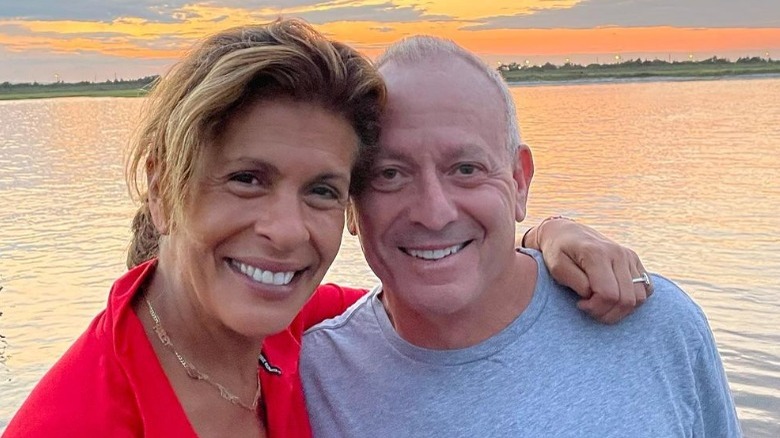 Hoda Kotb smiling with Joel Schiffman