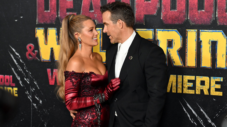 Blake Lively and Ryan Reynolds red carpet