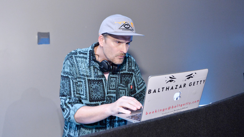 Balt Getty DJing