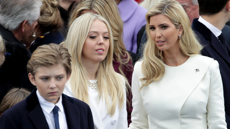 Ivanka and Barron Trump