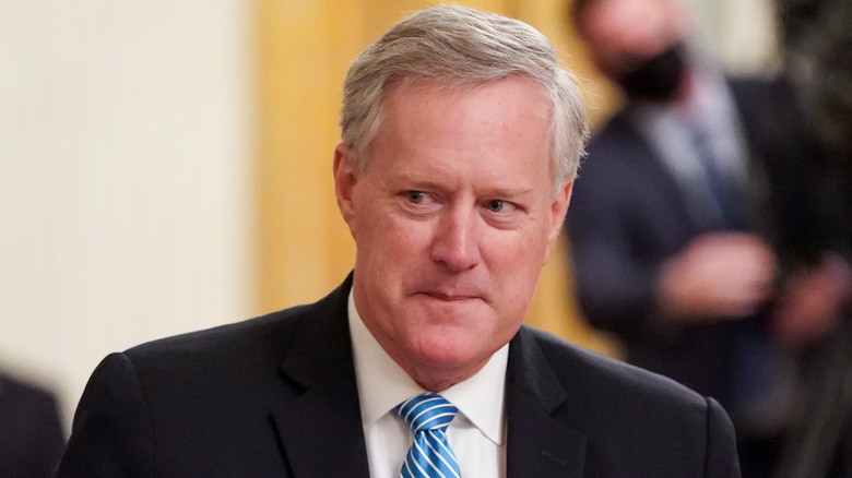 Mark Meadows looking to the side