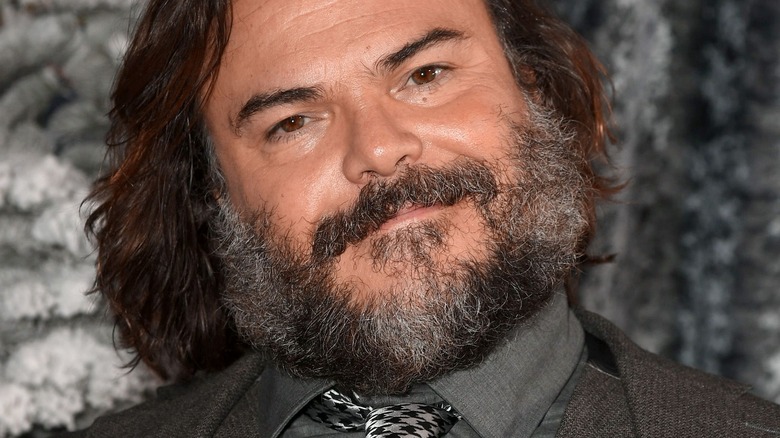 Jack Black tilts his head