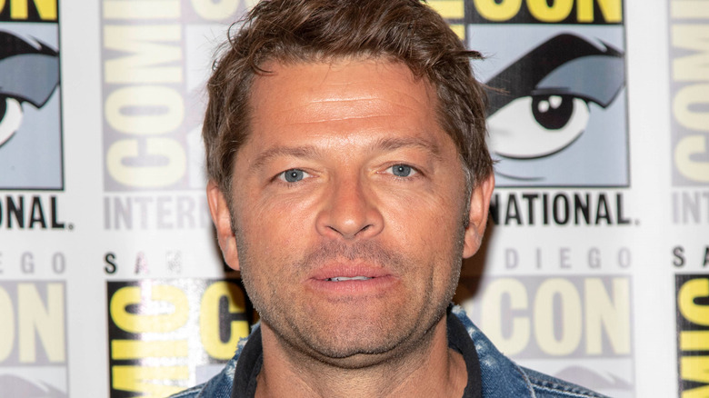 Misha Collins reacts at Comic Con