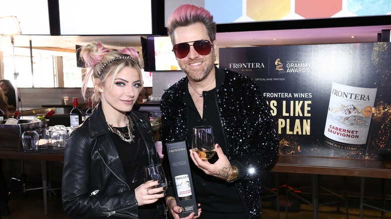 Ryan Cabrera smiling with Alexa Bliss