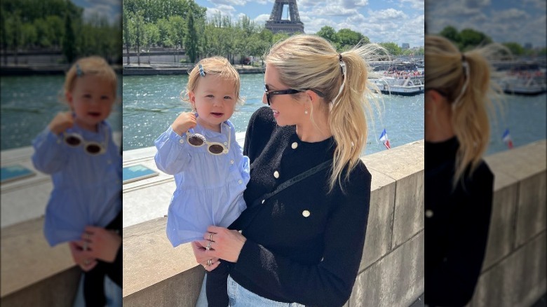 Stassi Schroeder and daughter Hartford pose in 2022.