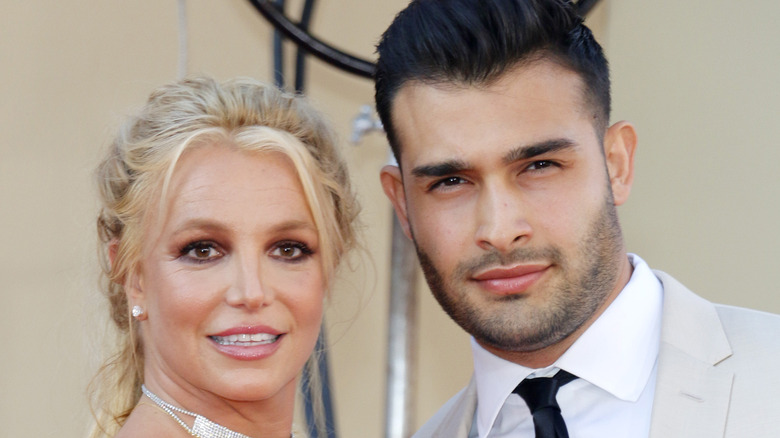 Britney Spears and Sam Asghari red carpet