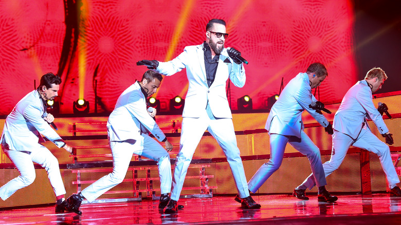 Backstreet Boys performing