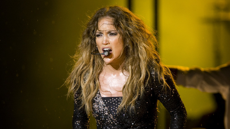 Jennifer Lopez performing