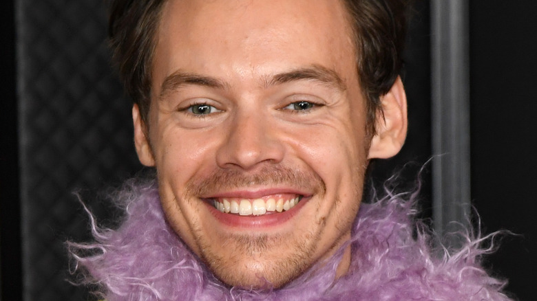 Harry Styles at the 2021 Grammys 