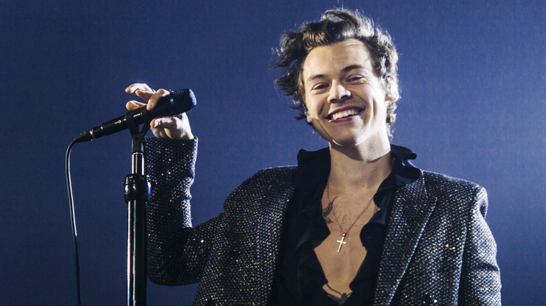 Harry Styles smiling