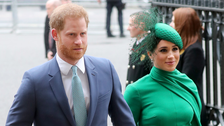 Prince Harry and Meghan Markle at formal event