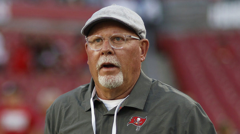 Bruce Arians on the field