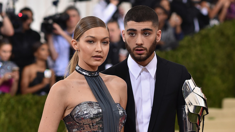 Gigi Hadid and Zayn Malik on the red carpet