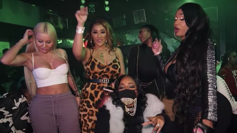 The cast of "Baddies: ATL" partying in a club